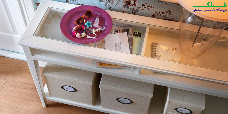 کنسول صفحه شیشه ای ایکیا